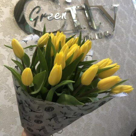 Жёлтые тюльпаны