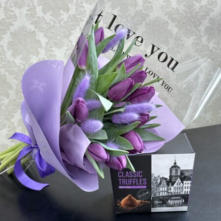 Тюльпаны Виолетт и трюфели